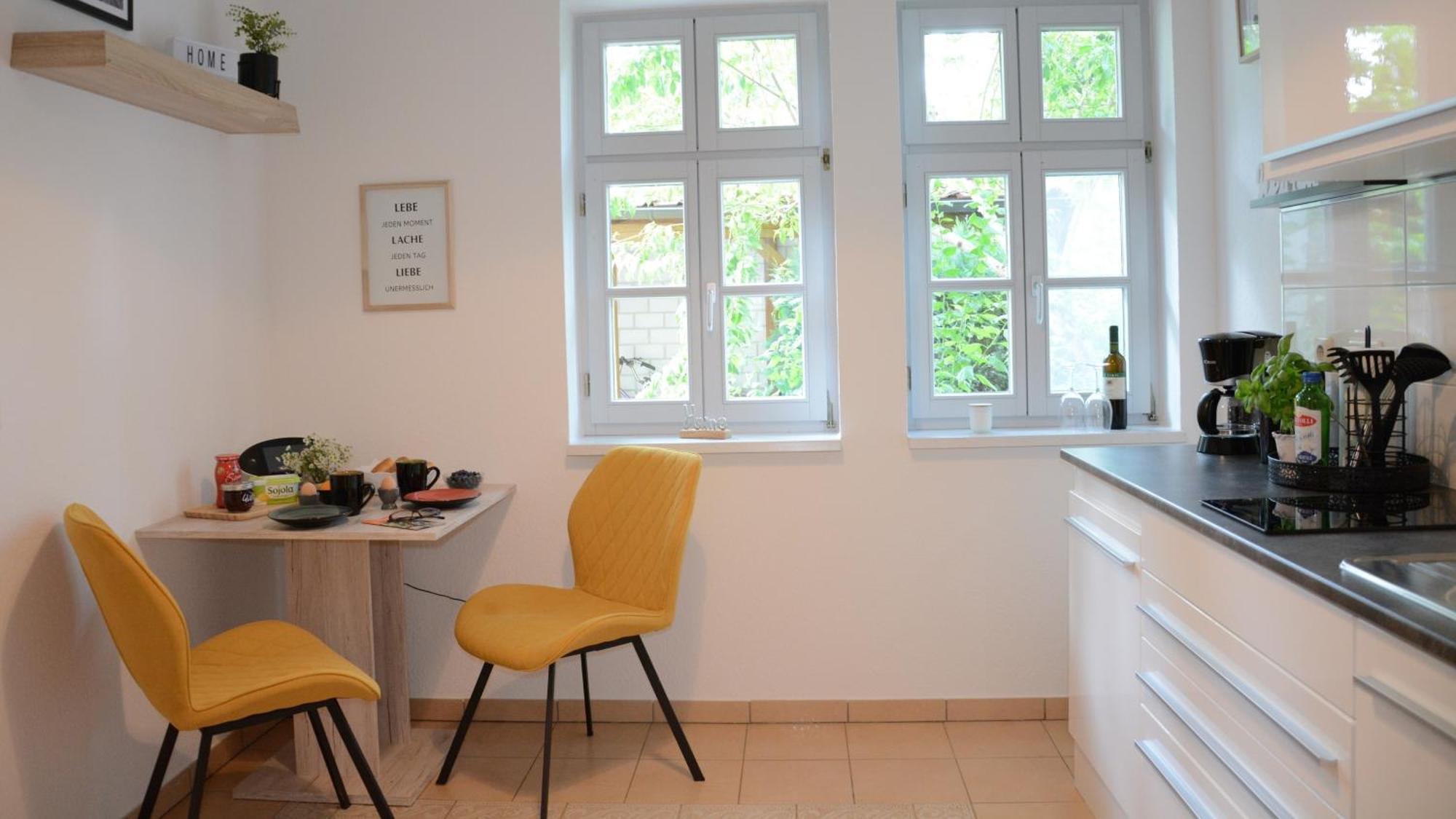 Rosenwinkel Appartement Im Eg ハルバーシュタット エクステリア 写真